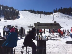 sunny day in Mammoth Lakes