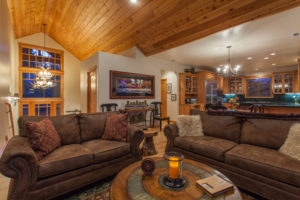 Living Room of a home in Mammoth Lakes