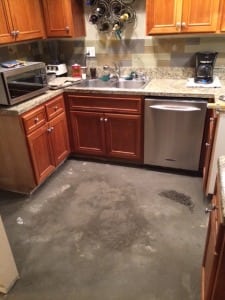 Kitchen Floor Repaired